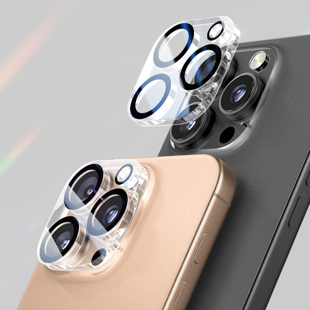 Tempered Glass protector for Lens (black edge)